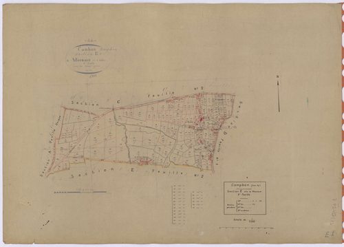 Campbon - Section E1 Mouraud (section de) ; 1-191
