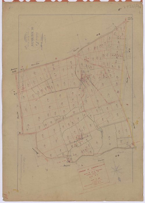Campbon - Section P1 Montmignac (section de) ; 1-171