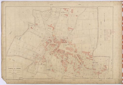 Campbon - Section AB Bourg (section du) ; 1-303
