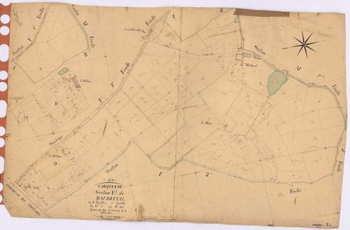 Carquefou - Section E1 Maubreuil (section de) ; 1-207