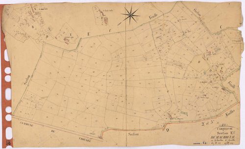 Carquefou - Section E2 Maubreuil (section de) ; 208-629