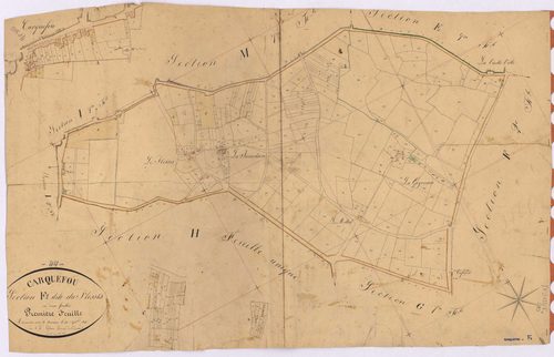 Carquefou - Section F1 Plessis (section du) ; 1-352