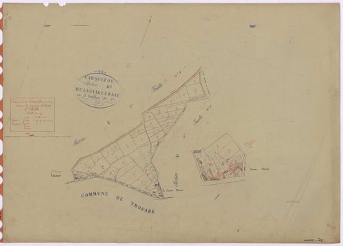 Carquefou - Section D3 Seilleraie (section de La) ; 536-661