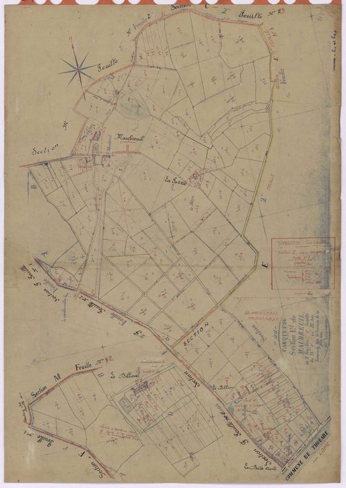 Carquefou - Section E1 Maubreuil (section de) ; 1-140