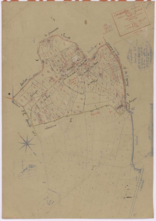 Carquefou - Section E3 Maubreuil (section de) ; 353-615