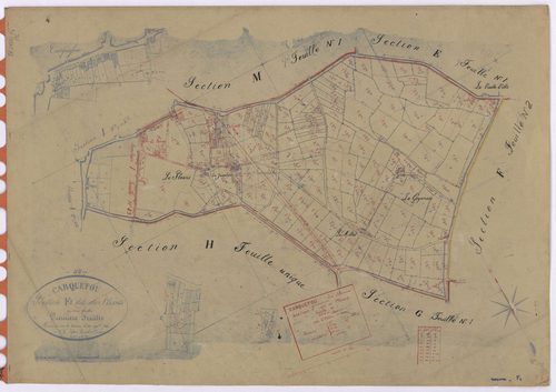 Carquefou - Section F1 Plessis (section du) ; 1-266