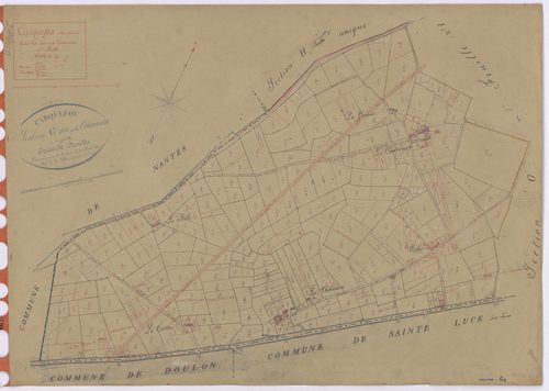 Carquefou - Section G2 Cadranière (section de La) ; 249-594