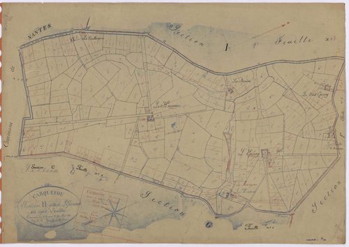 Carquefou - Section H Epinay (section de l') ; 1-324