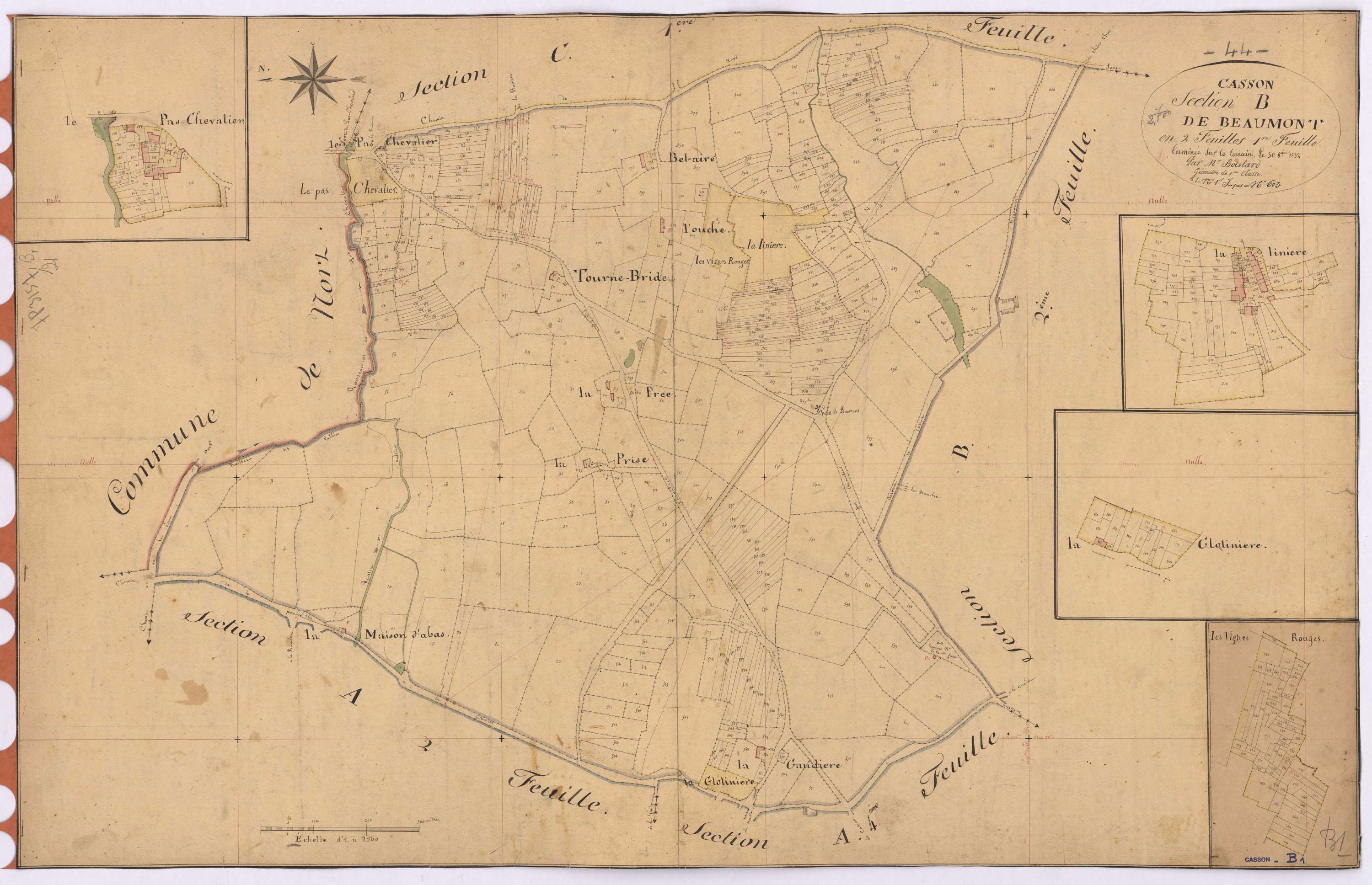 Casson - Section B1 Beaumont (section de) ; 1-603