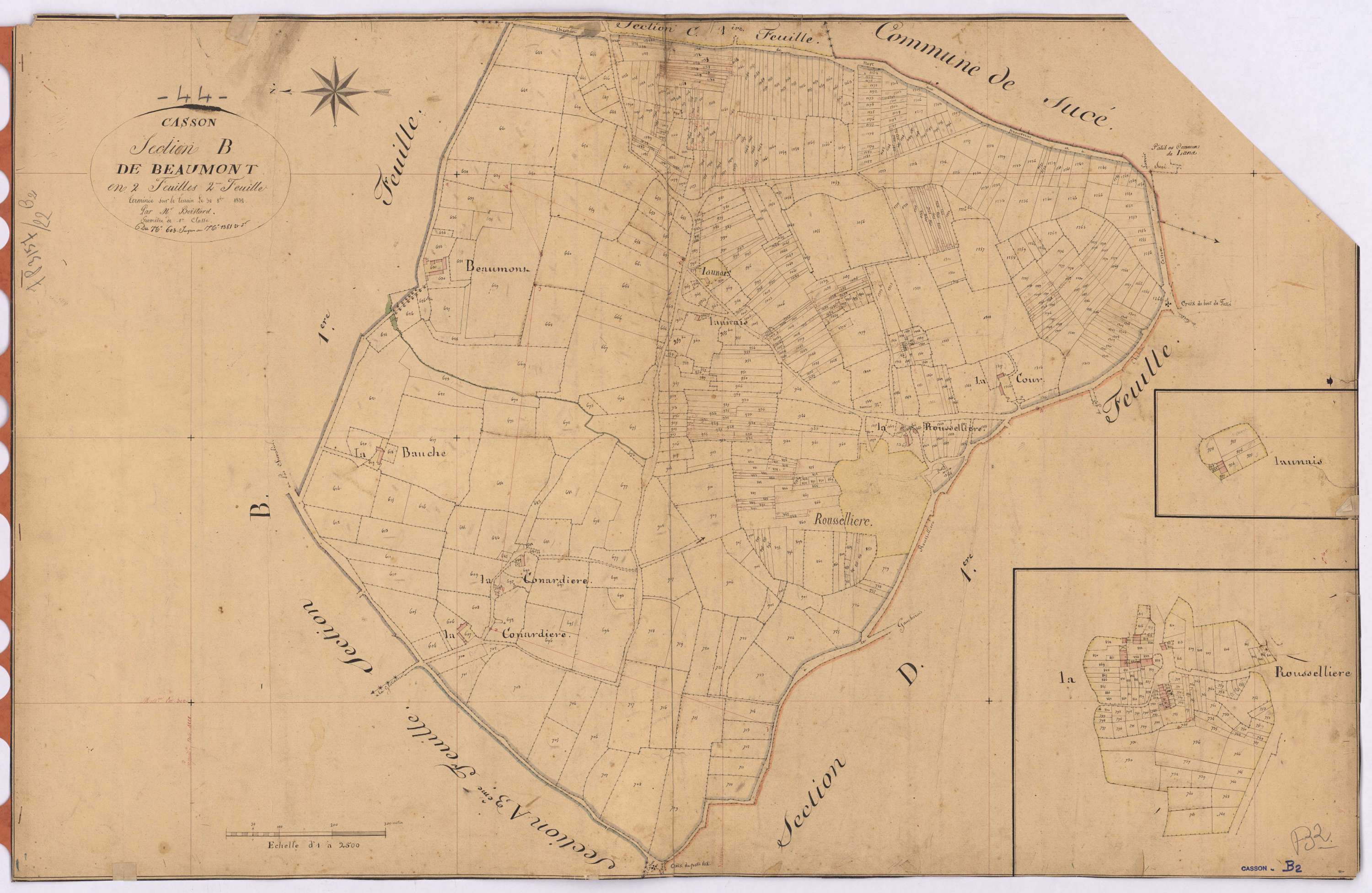 Casson - Section B2 Beaumont (section de) ; 604-1381