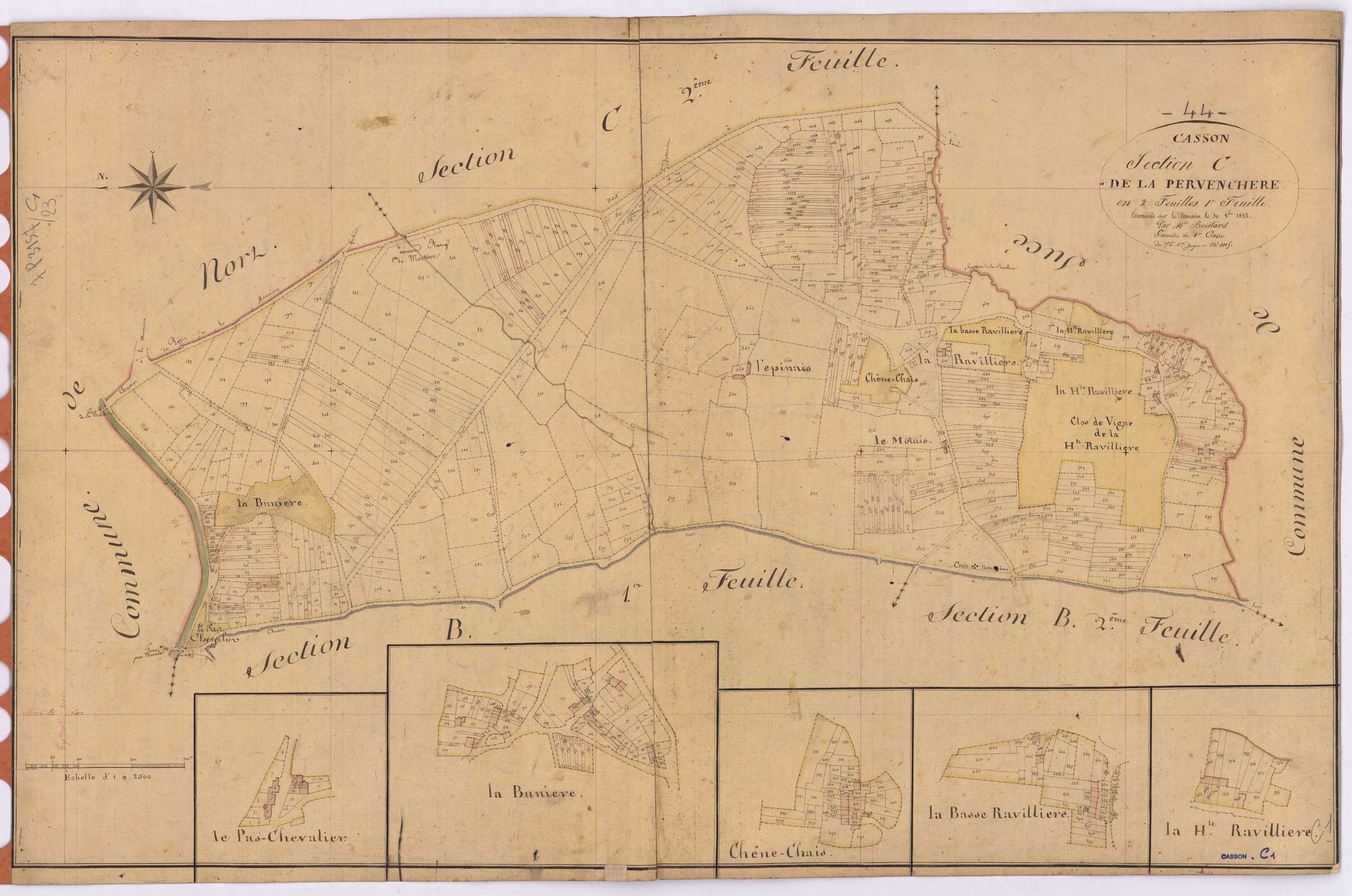 Casson - Section C1 Pervenchère (section de La) ; 1-1115