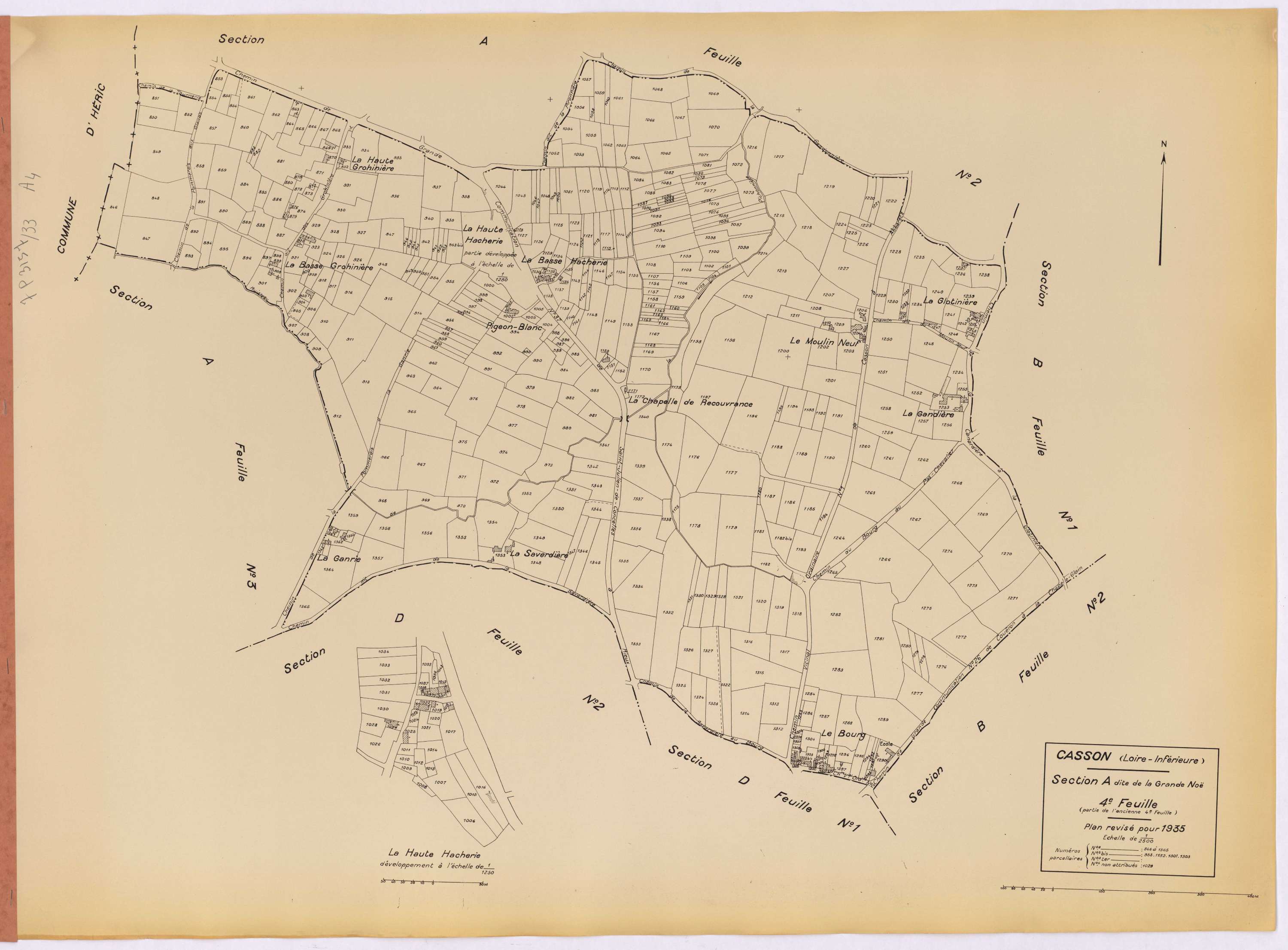 Casson - Section A4 Grande Nöé (section de La) ; 846-1365