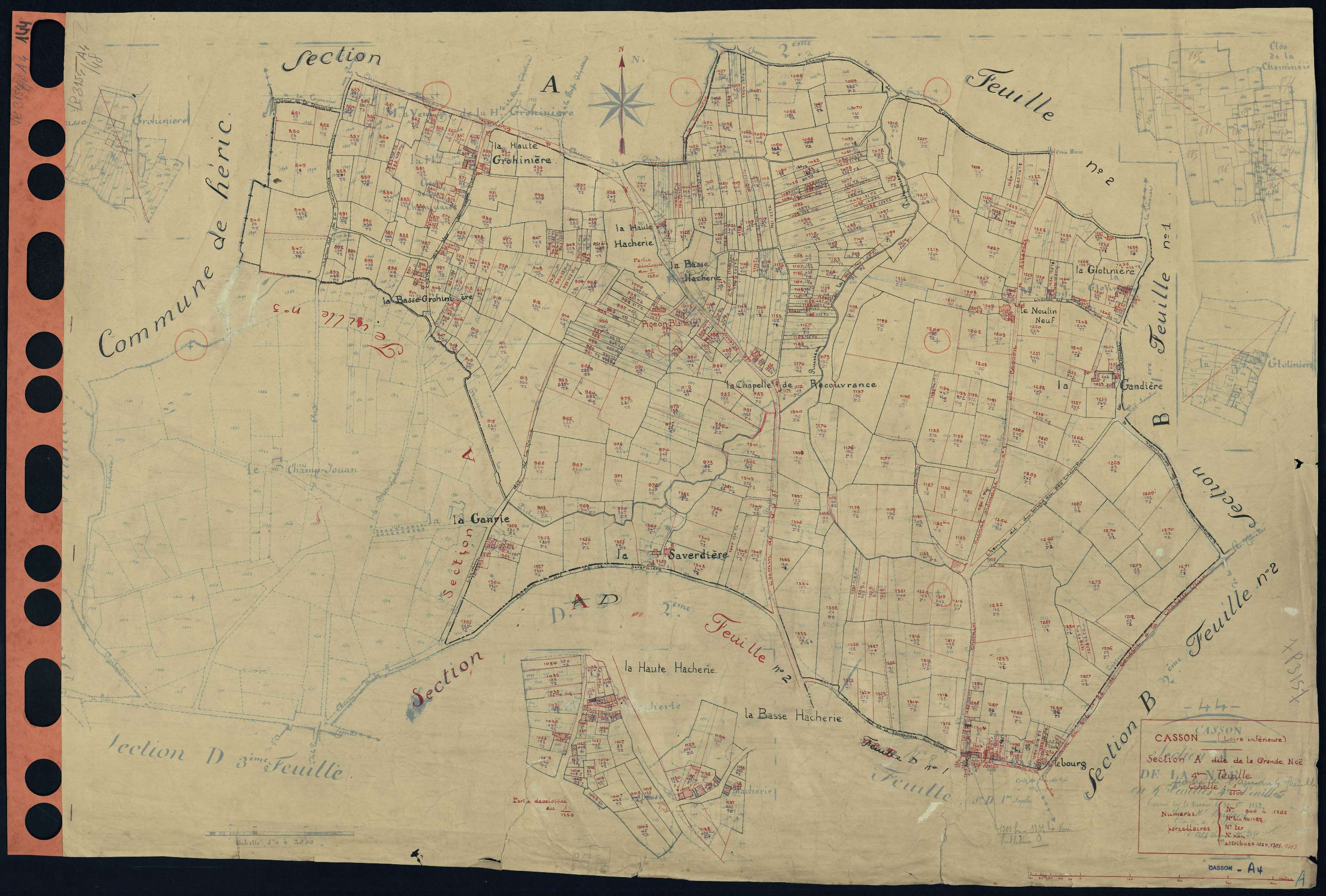 Casson - Section A4 Grande Noë (section de La) . 846-1365