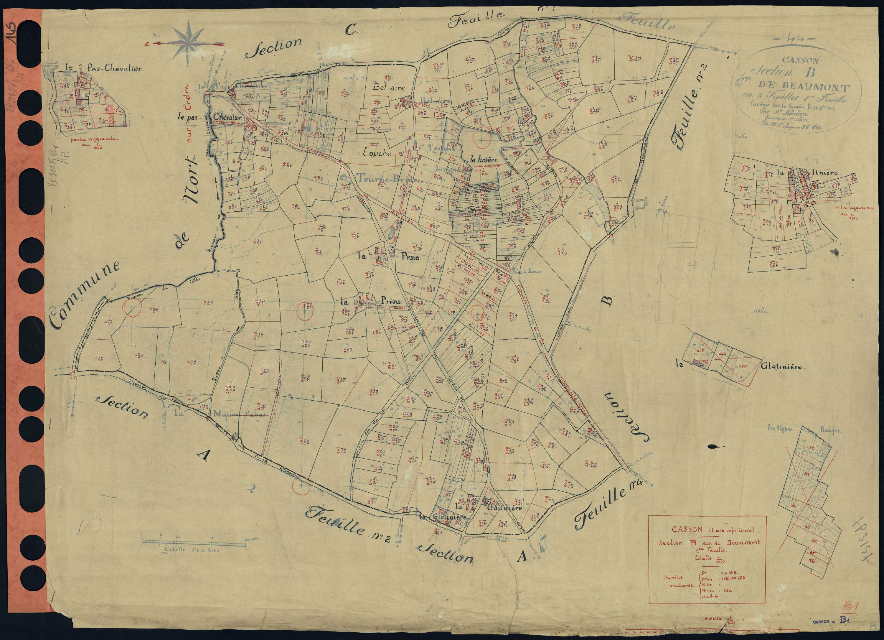 Casson - Section B1 Beaumont (section de) . 1-348