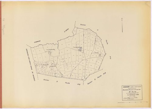 Casson - Section A3 Grande Nöé (section de La) ; 702-845