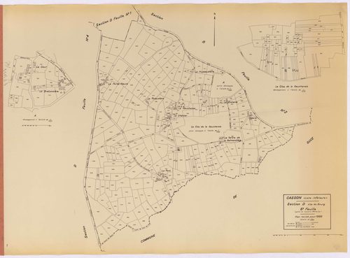Casson - Section D5 Bourg (section du) ; 654-1075