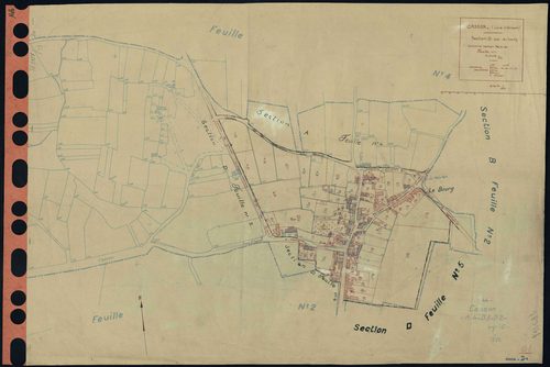 Casson - Section D1 Bourg (section du) . 1-87
