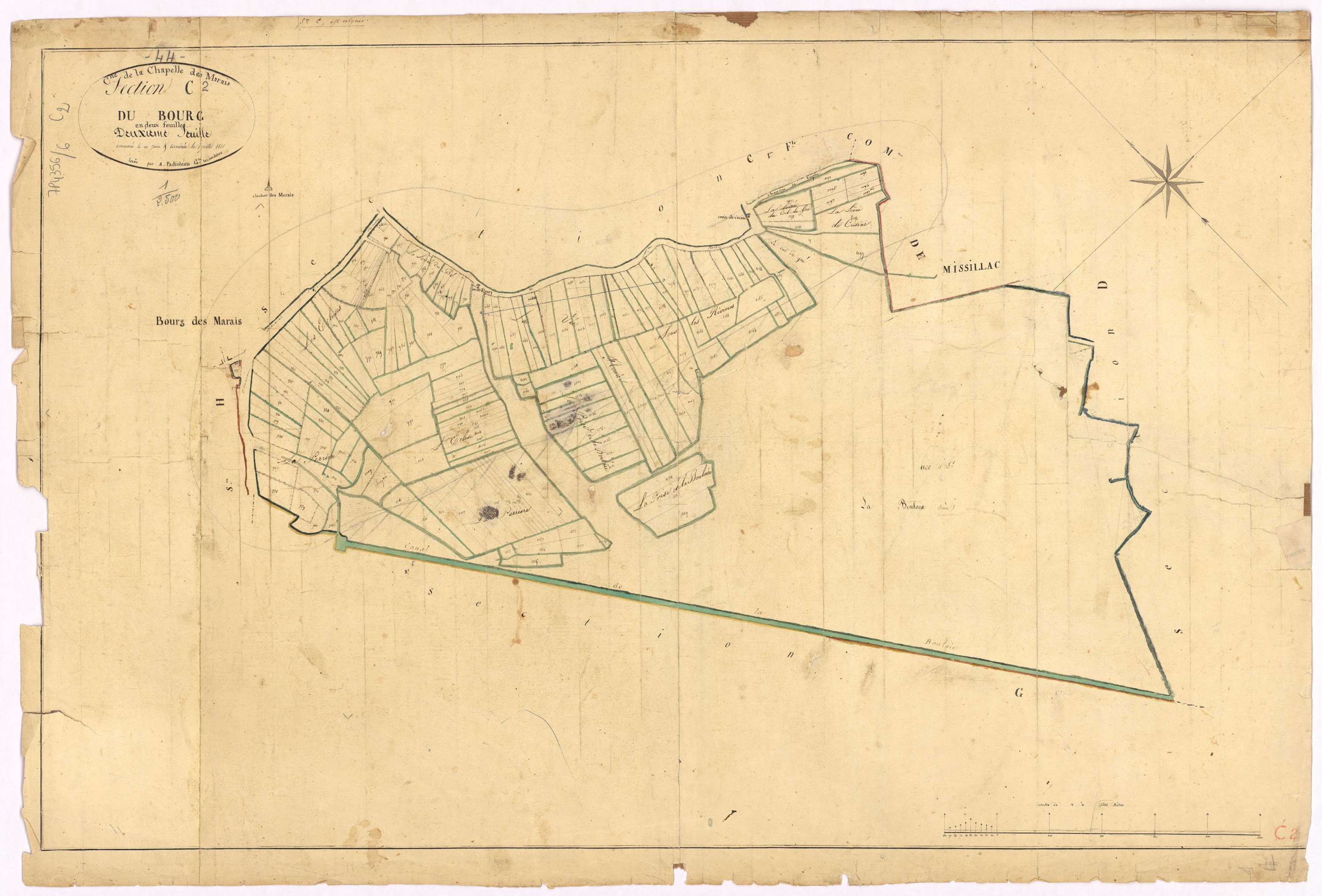 La Chapelle-des-Marais - Section C2 Bourg (section du)
