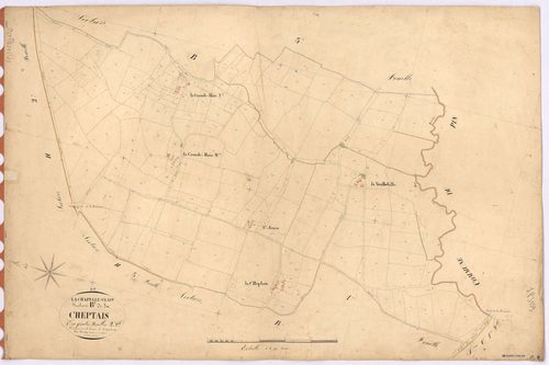 La Chapelle-Glain - Section B2 Cheptais (section de La) ; 243-413