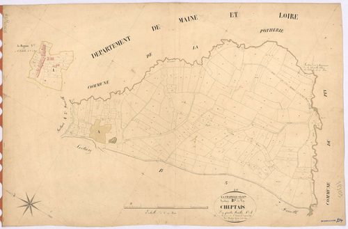 La Chapelle-Glain - Section B4 Cheptais (section de La) ; 699-922