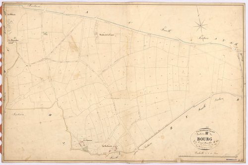 La Chapelle-Glain - Section H2 Bourg (section du) ; 344-492