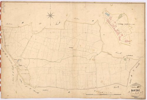 La Chapelle-Glain - Section H3 Bourg (section du) ; 493-731