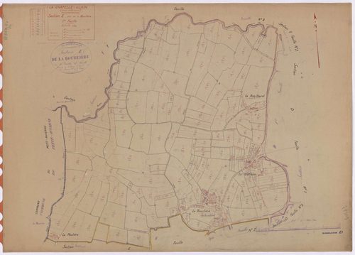 La Chapelle-Glain - Section E1 Bourlière (section de La) ; 1-191