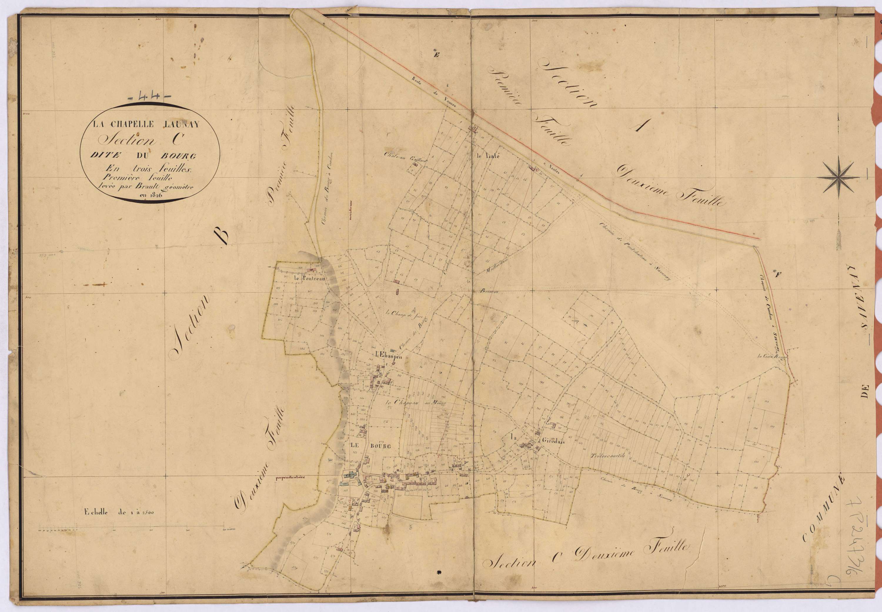 La Chapelle-Launay - Section C1 Bourg (section du)