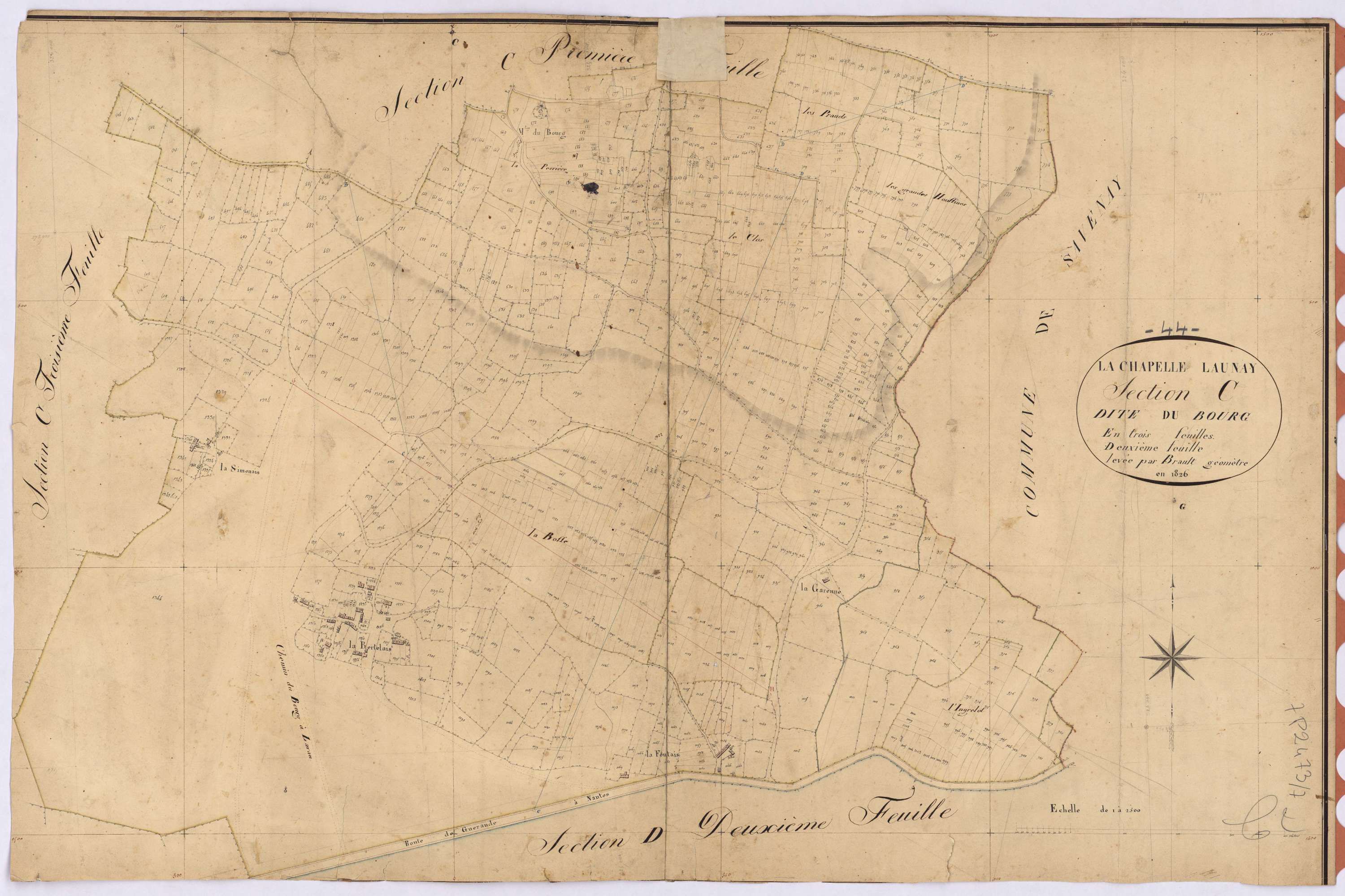 La Chapelle-Launay - Section C2 Bourg (section du)
