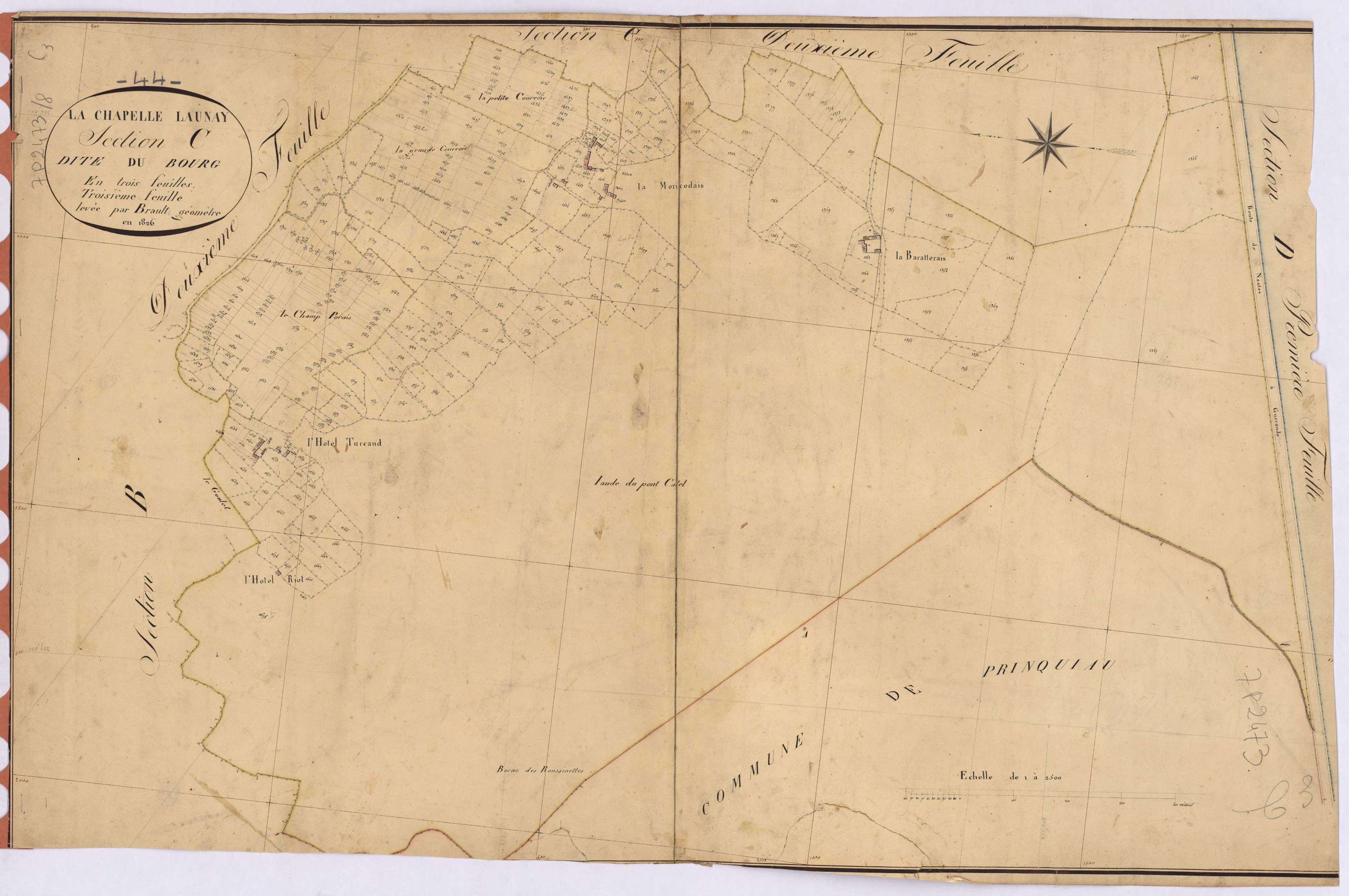 La Chapelle-Launay - Section C3 Bourg (section du)