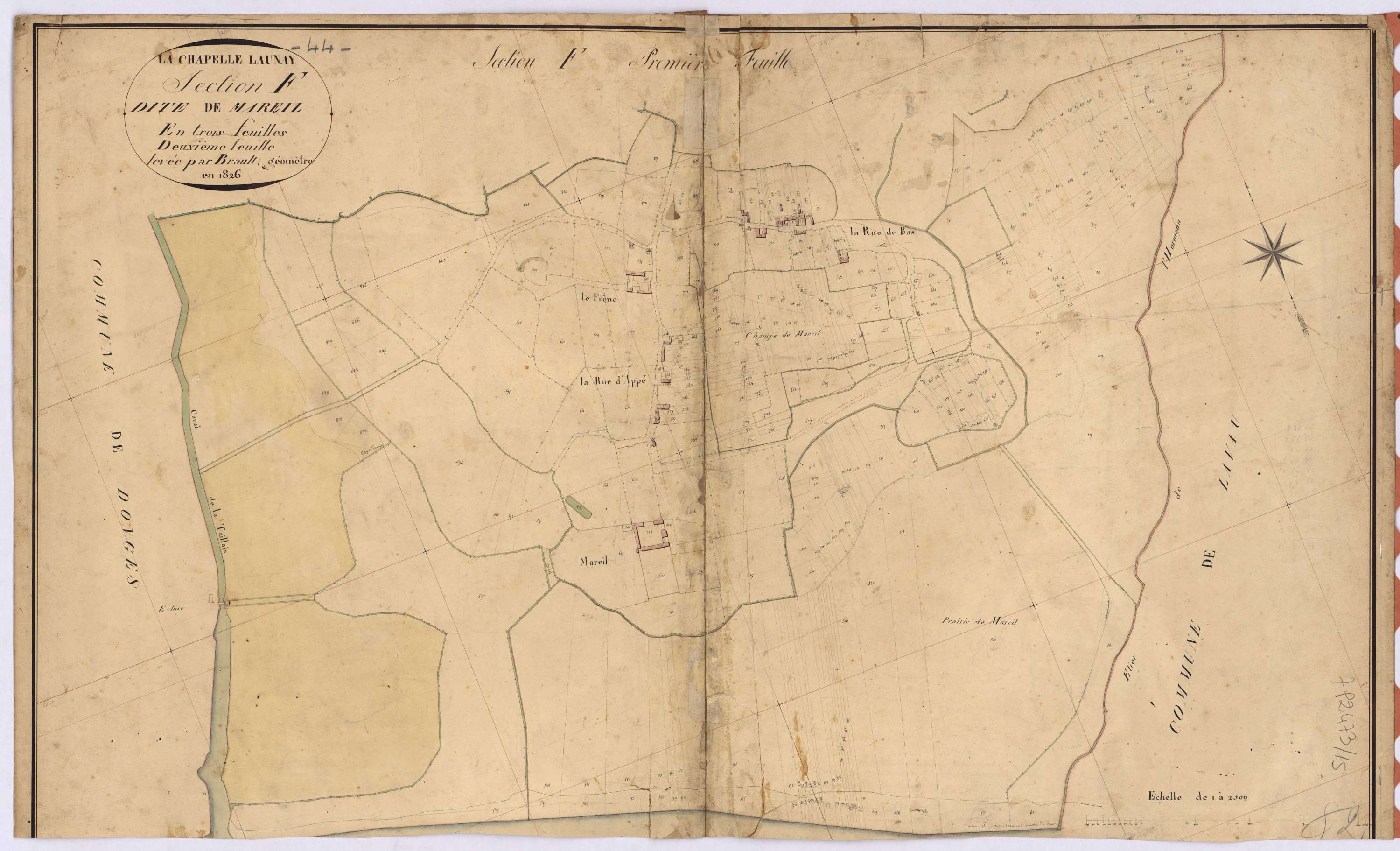 La Chapelle-Launay - Section F2 Mareil (section de)