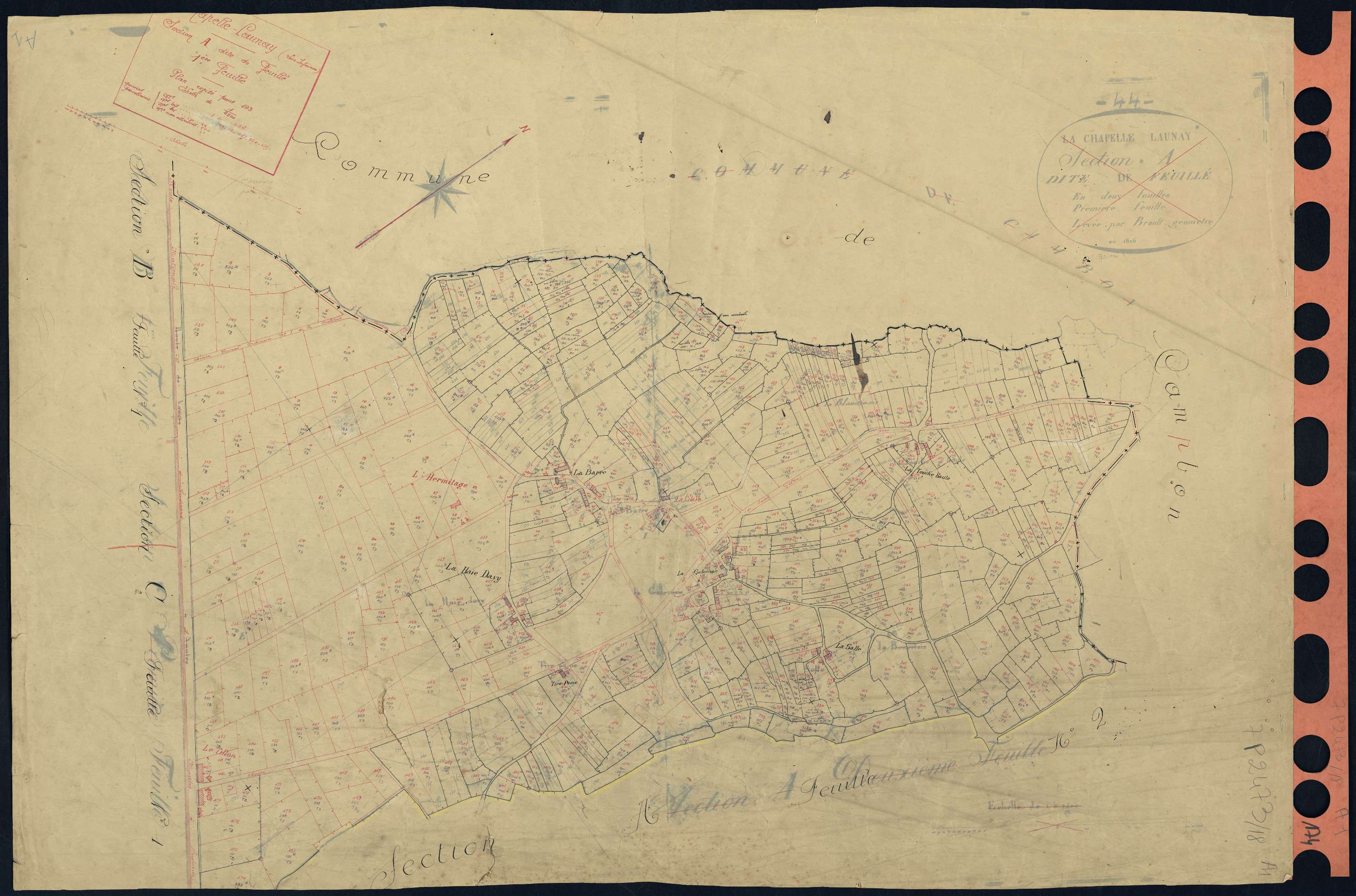 La Chapelle-Launay - Section A1 Feuillé (section de) . 1-526