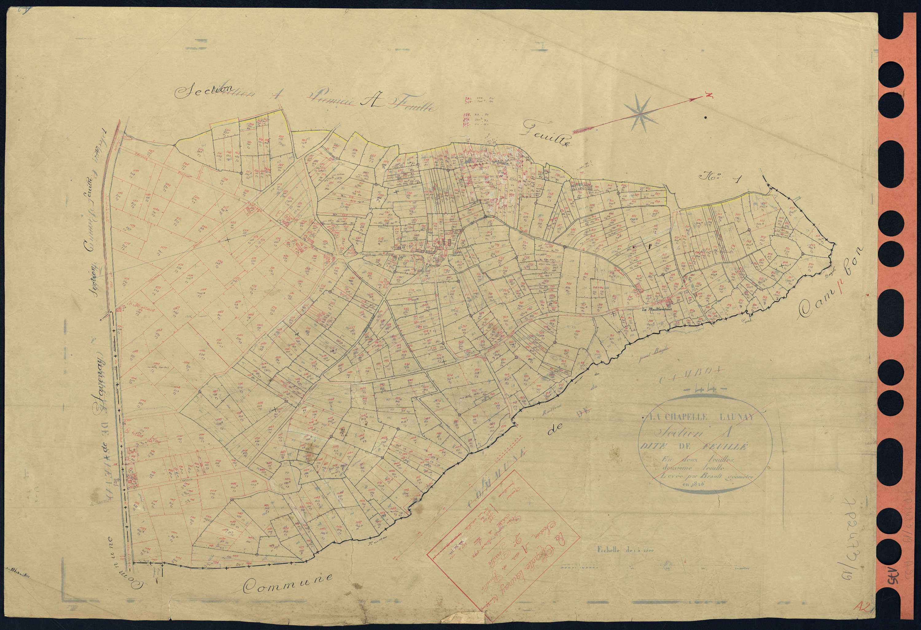 La Chapelle-Launay - Section A2 Feuillé (section de) . 527-1184