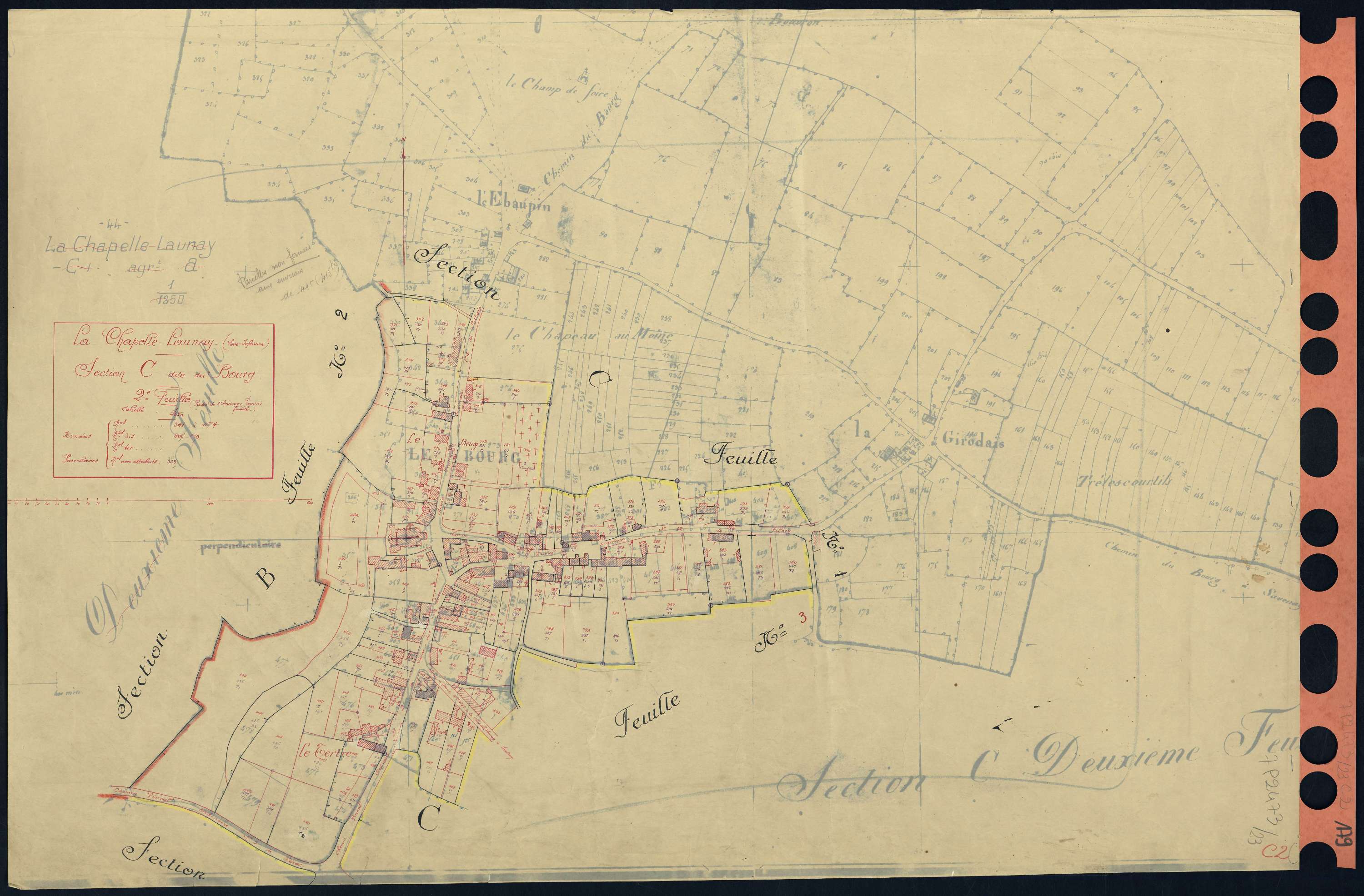 La Chapelle-Launay - Section C2 Bourg (section du) . 341-474