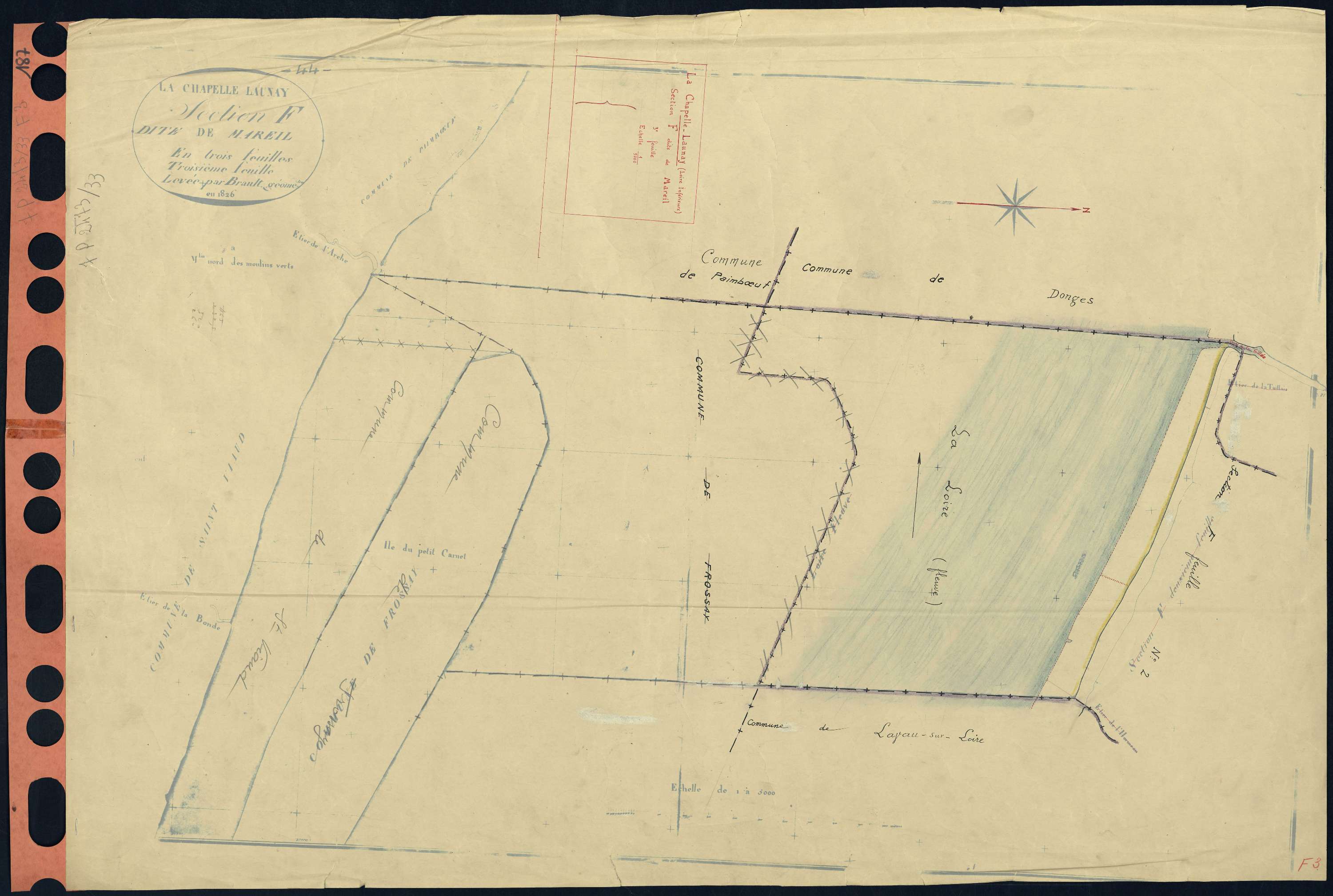 La Chapelle-Launay - Section F3 Mareil (section de)