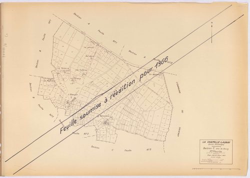 La Chapelle-Launay - Section C1 Bourg (section du) ; 1-340