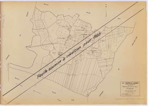 La Chapelle-Launay - Section F2 Mareil (section de) ; 374-715