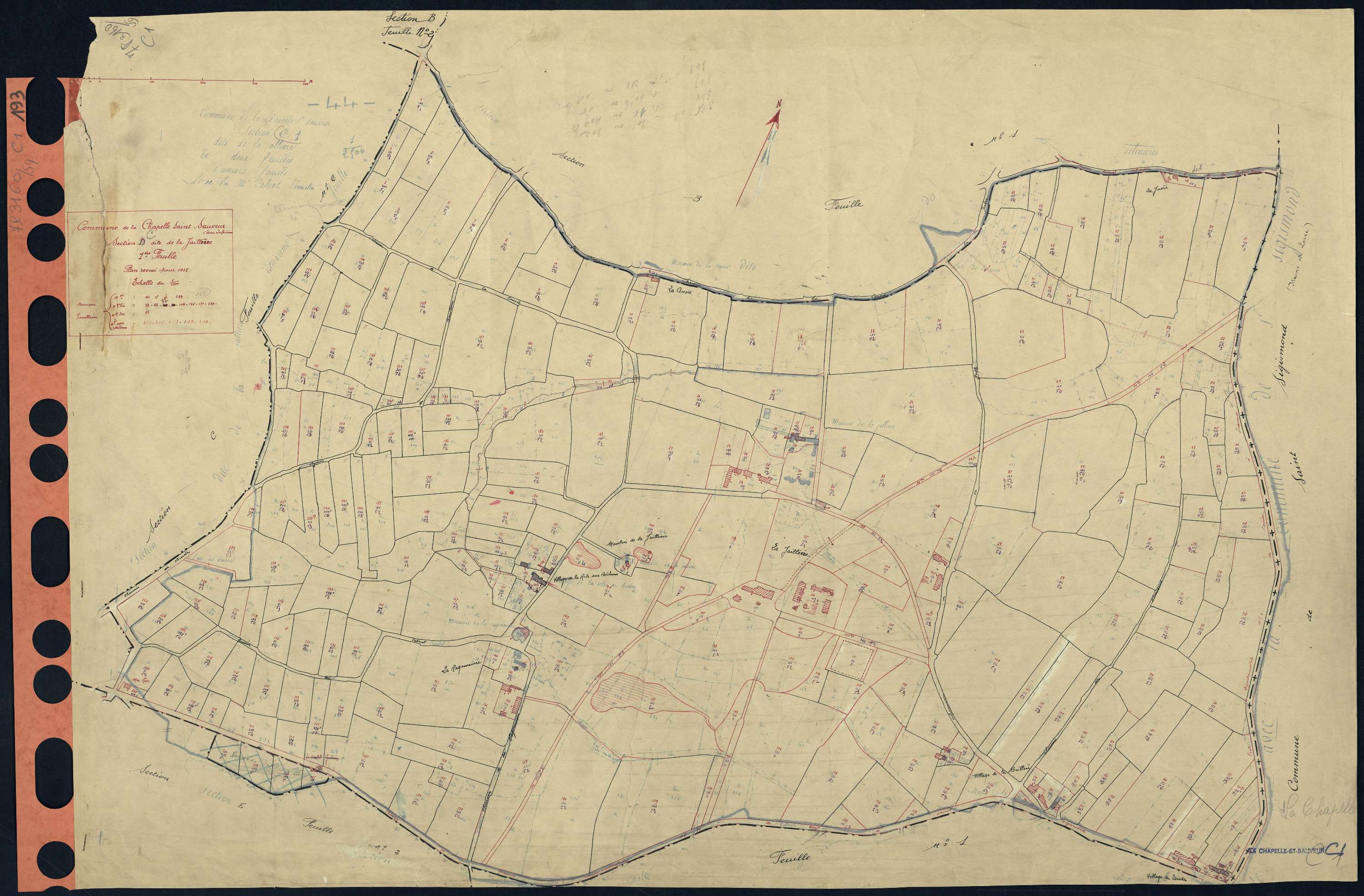 La Chapelle-Saint-Sauveur - Section C1 Jaillière (section de La) . 1-259