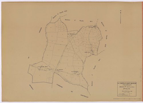 La Chapelle-Saint-Sauveur - Section F2 Mines (section des) ; 334-480