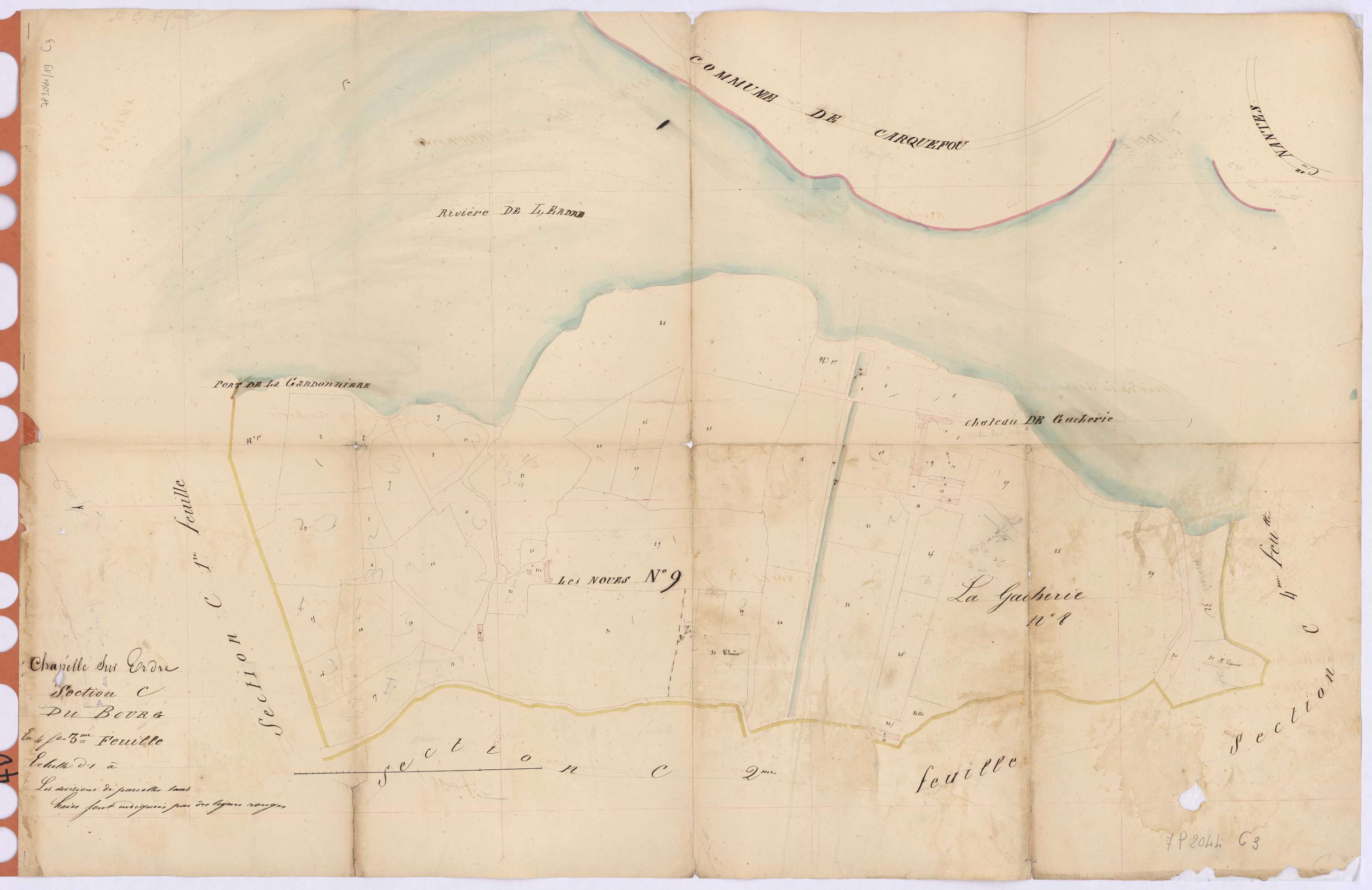 La Chapelle-sur-Erdre - Section C3 Bourg (section du)