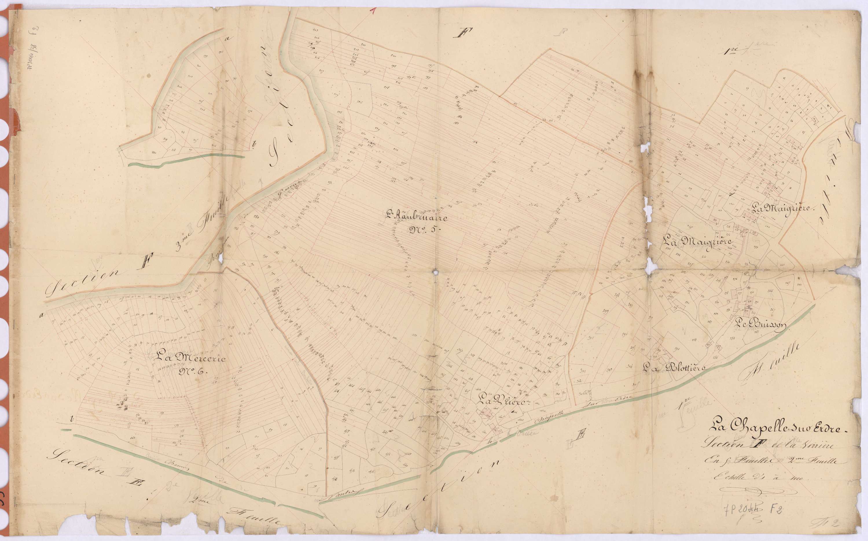 La Chapelle-sur-Erdre - Section F2 Verrière (section de La)