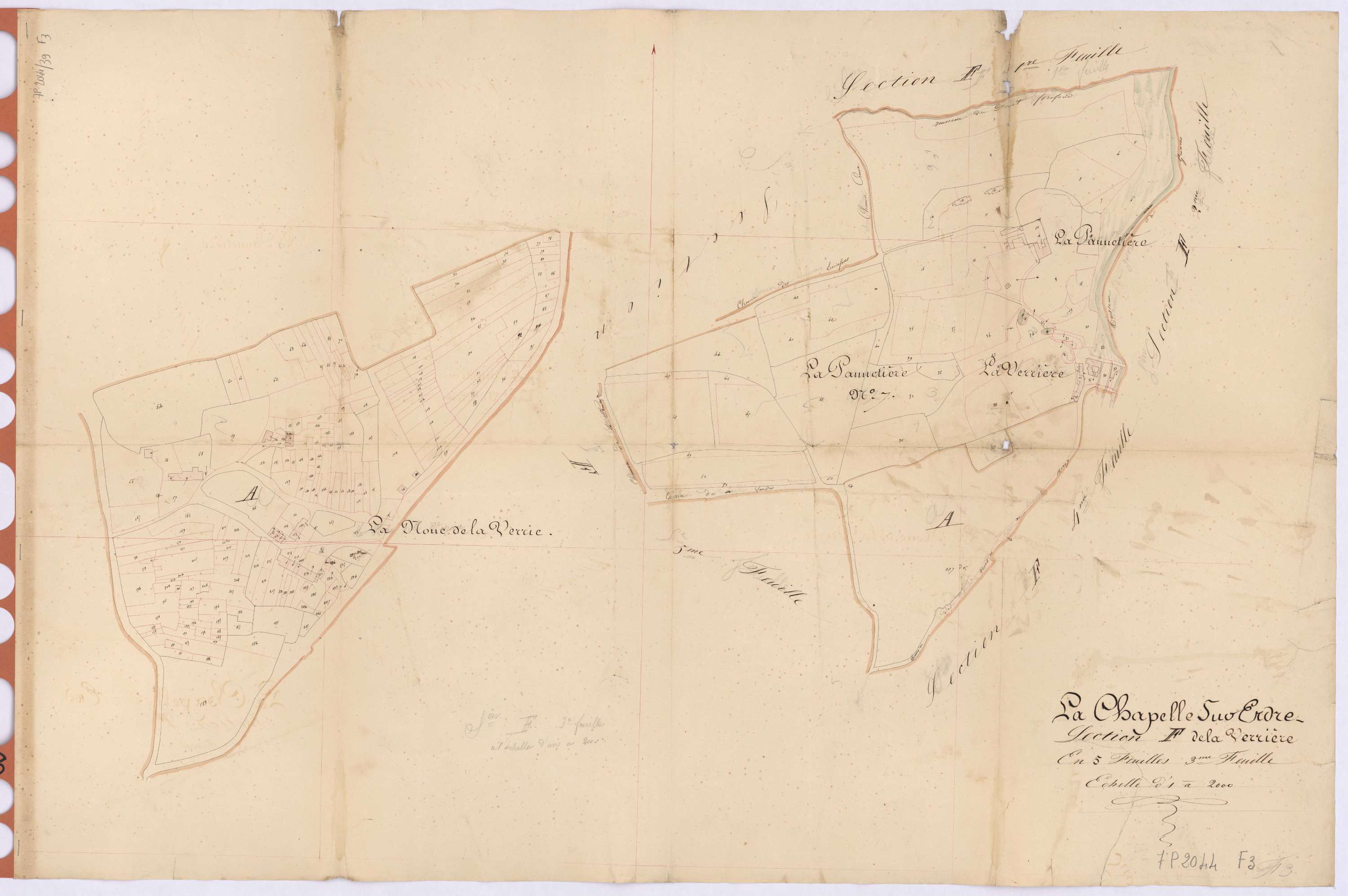 La Chapelle-sur-Erdre - Section F3 Verrière (section de La)
