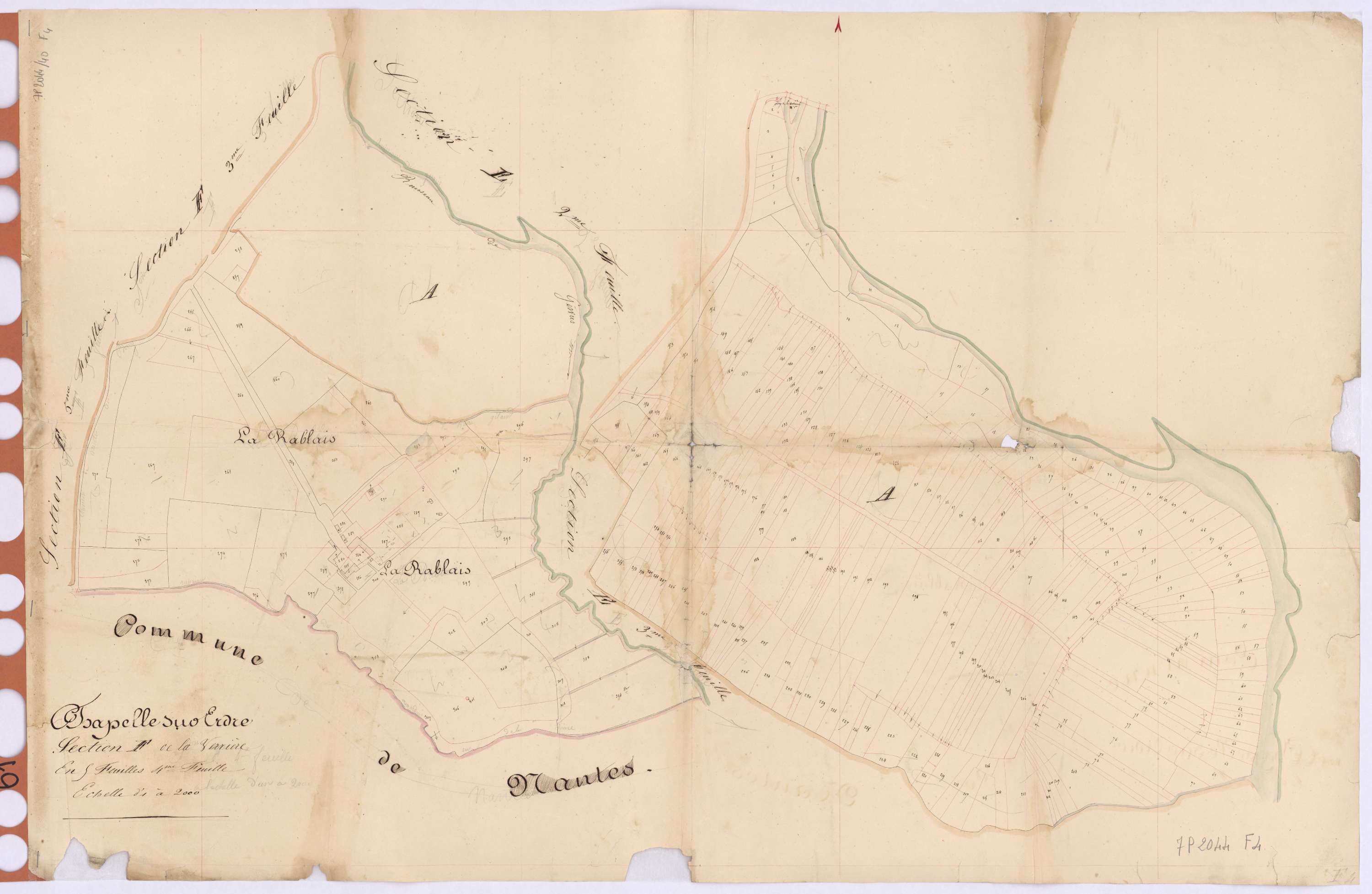 La Chapelle-sur-Erdre - Section F4 Verrière (section de La)