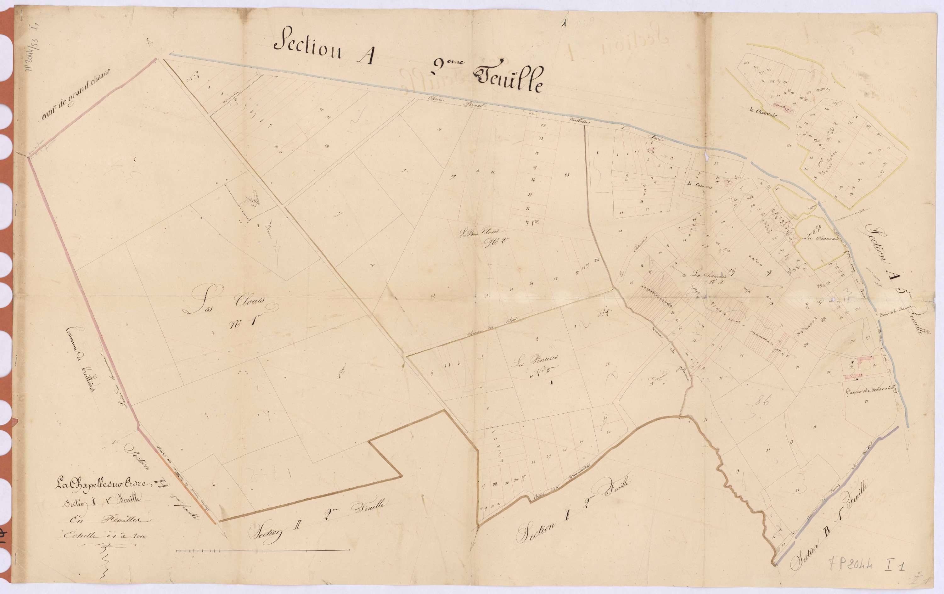 La Chapelle-sur-Erdre - Section I1 Bretonnière (section de La)