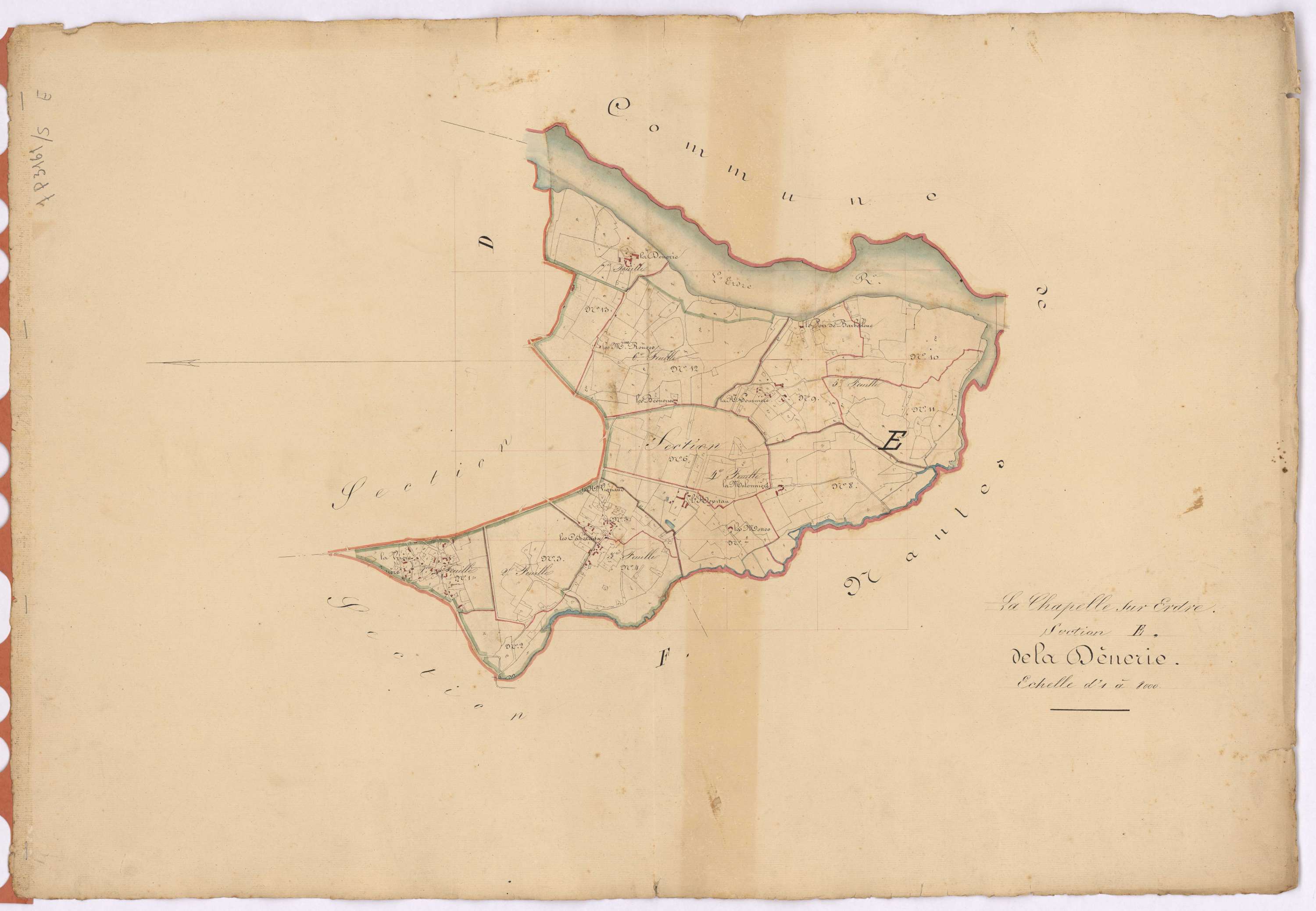 La Chapelle-sur-Erdre - Section E Dènerie (section de La)