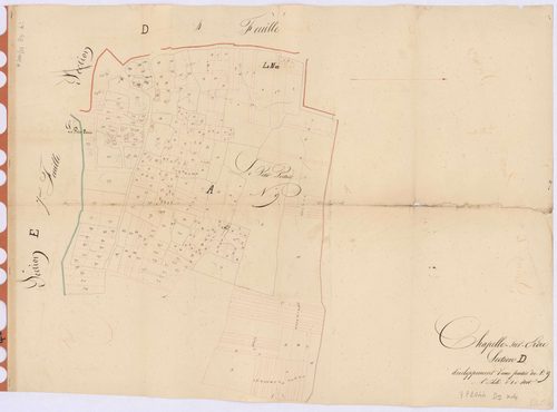 La Chapelle-sur-Erdre - Section D5 (développement) Haye (section de La) ; développement de la partie A