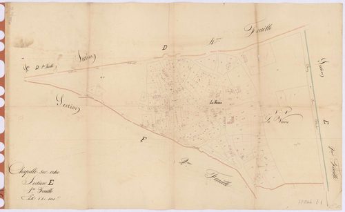 La Chapelle-sur-Erdre - Section E1 Denerie (section de La)
