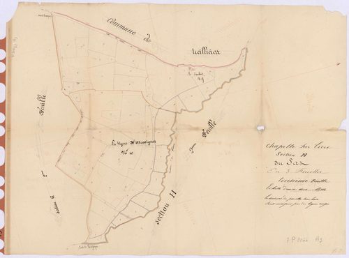 La Chapelle-sur-Erdre - Section H3 Saz (section du)