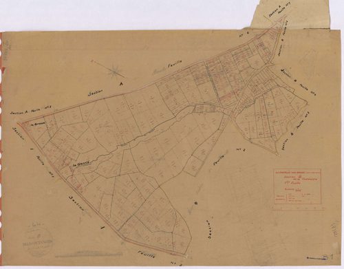La Chapelle-sur-Erdre - Section B1 Coutancière (section de La) ; 1-262