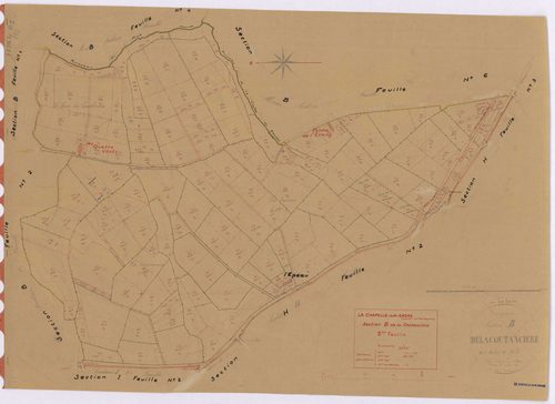 La Chapelle-sur-Erdre - Section B5 Coutancière (section de La) ; 764-919